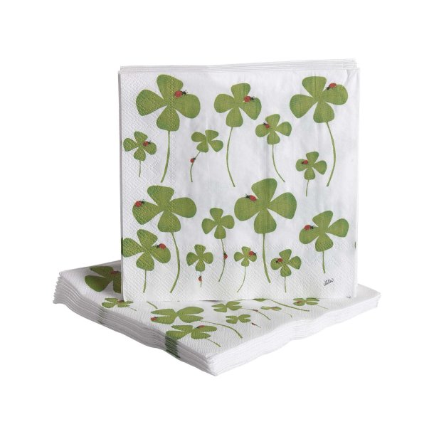 Paper napkins Clover 20pcs, 33x33cm