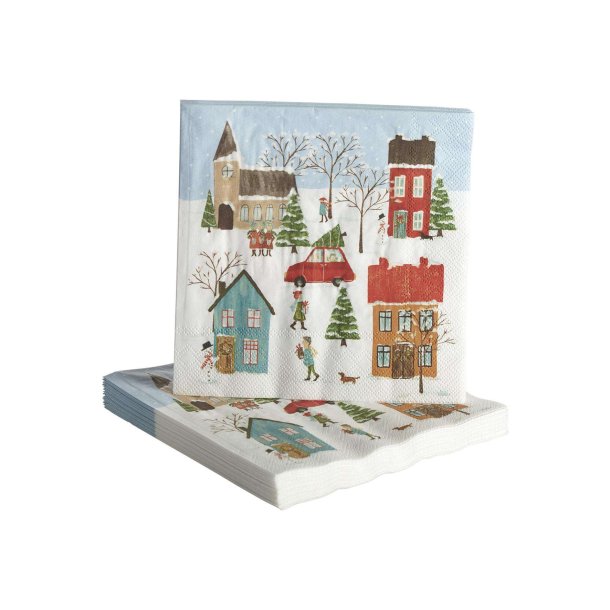 Paper napkins Winter 20pcs, 33x33cm