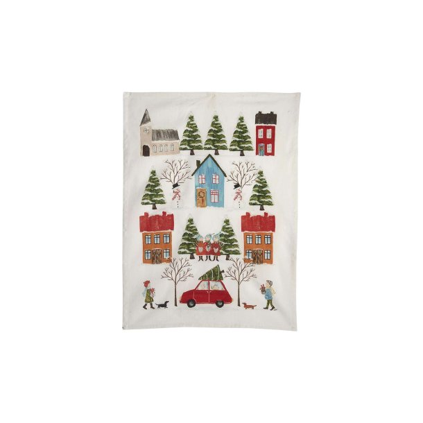 Kitchentowel Winter, recycled cotton, 50x70cm