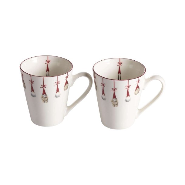 Mug Santas, 2-p H.10cm, 30cl