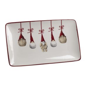 Plate Santas, L.21cm, B.13cm