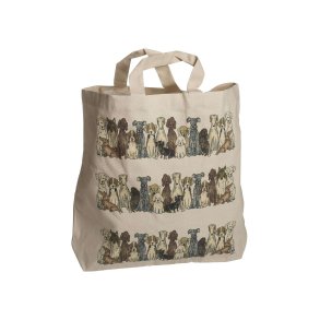 Cottonbag Dog, 42x48x10cm