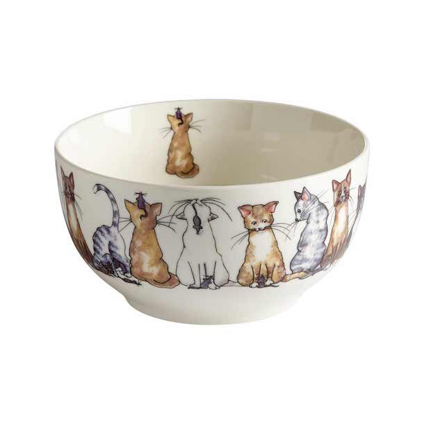 Bowl Cats 13cm, H.7cm, 40cl