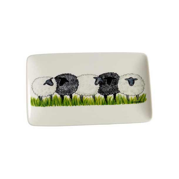 Plate Sheep L.21cm, B.12,5cm