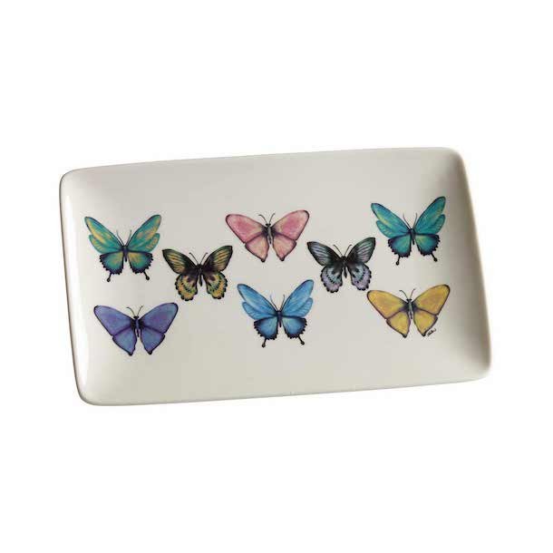 Plate Butterfly L.21cm, B.12,5cm