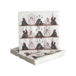 Paper napkins Hen 20pcs, 33x33cm
