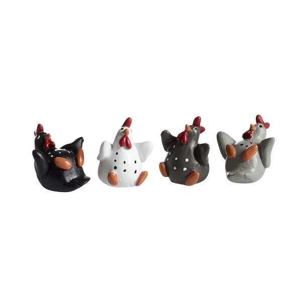 Hen 4 des. assort, H.2,5-3cm