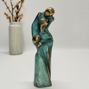 Min datter - skulptur i �gte bronze