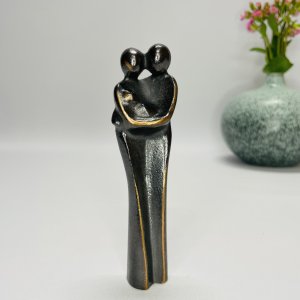 Tillid - skulptur i �gte bronze