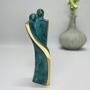 Hengivenhed - skulptur i �gte bronze