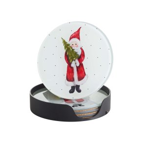 Coaster Christmas peace 4pcs, �10cm