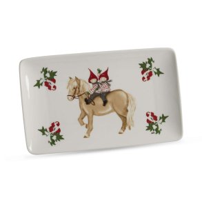 Plate Tusse L.21cm, B.13cm