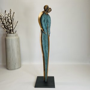 Dr�mme - skulptur i �gte bronze