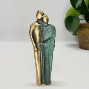 K�rlighed - skulptur i �gte bronze