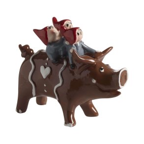 Nisse gingerbread pig, H.6,5cm