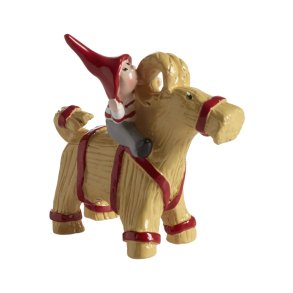 Tusse with straw goat, H.7,5cm