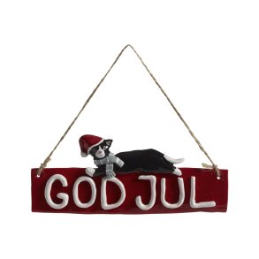 God Jul sign, cat Dolly L.18cm