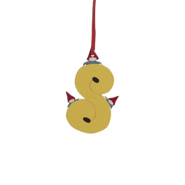 Woodornament Saffron bun, H.10cm