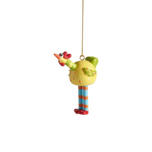 Hanging Gyllenkrok yellow, H.7cm