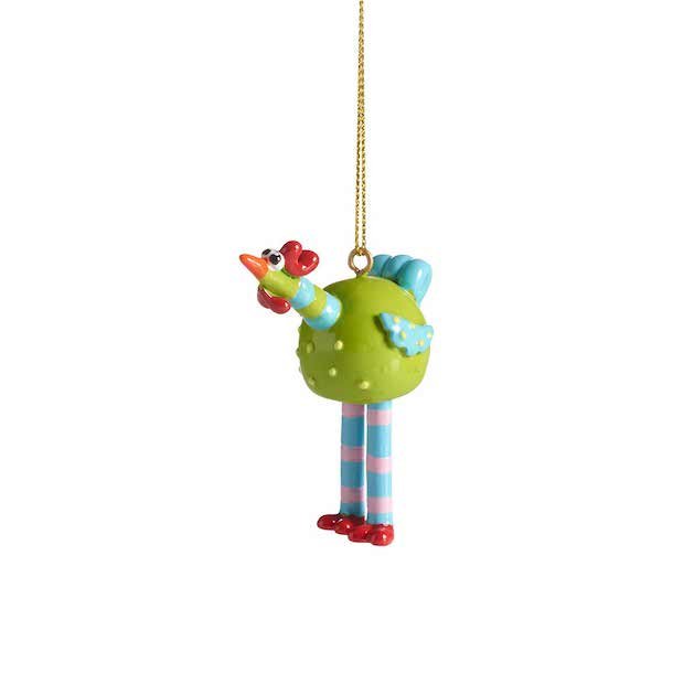 Hanging Gyllenkrok green, H.7cm