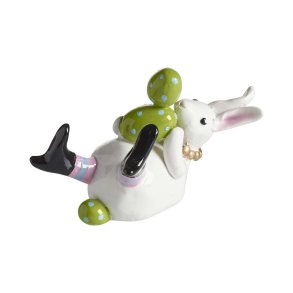 Bunny P&auml;r, green H.6cm