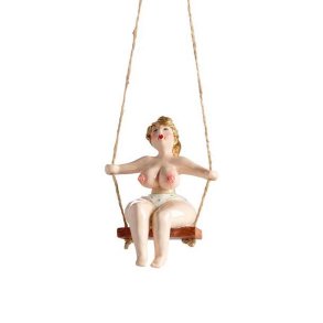 Hanging Berit, green H.13,5cm