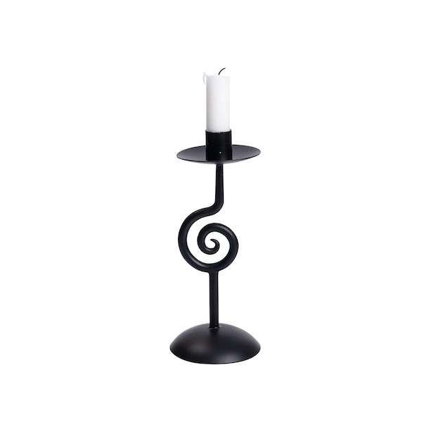 Candleholder wrought iron, small H.20,5cm