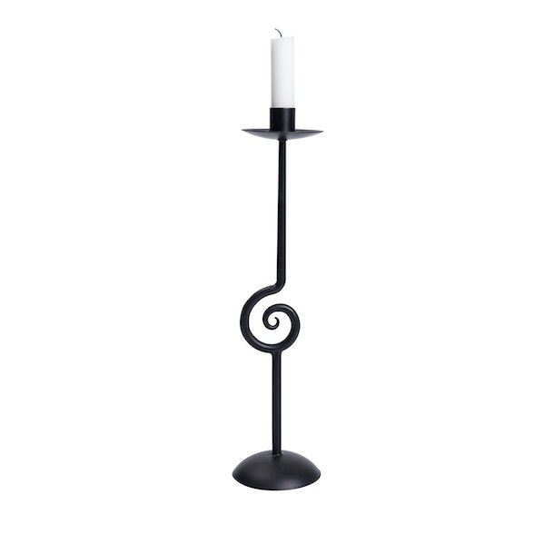 Candleholder wrought iron, large H.37cm