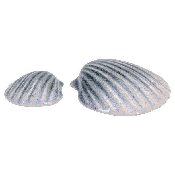 Scallop 2-pack, creme 5.5-9.5cm