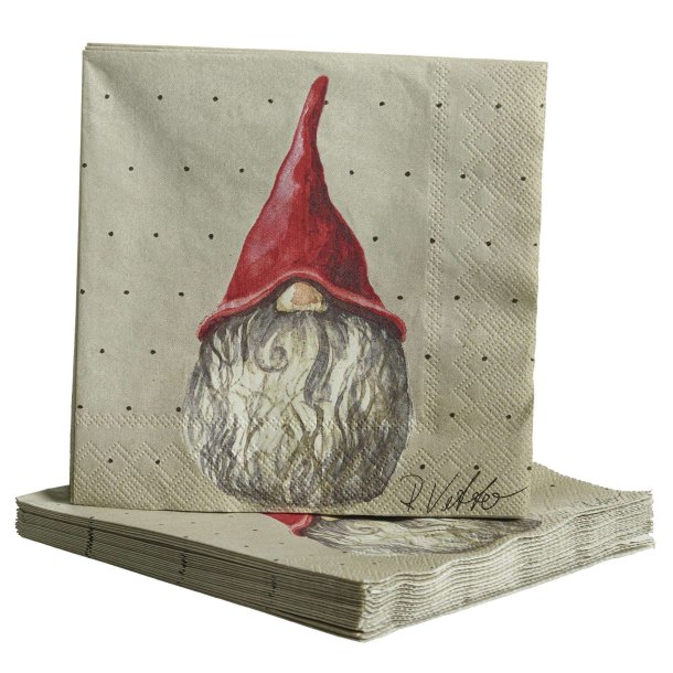 Paper napkins Santa Herman 25x25cm