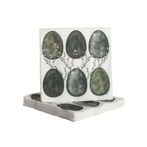 Paper napkins Willow, grey 20 pcs 33x33cm