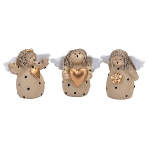 Angels 3-pack gold, H.4cm