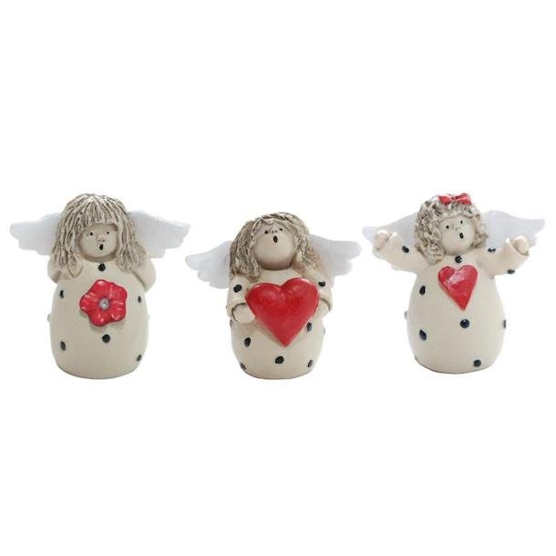 Angels 3-pack red, H.4cm