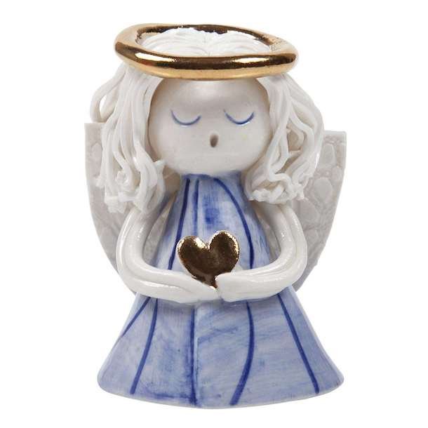 Angel Bianca blue, H.6,5cm