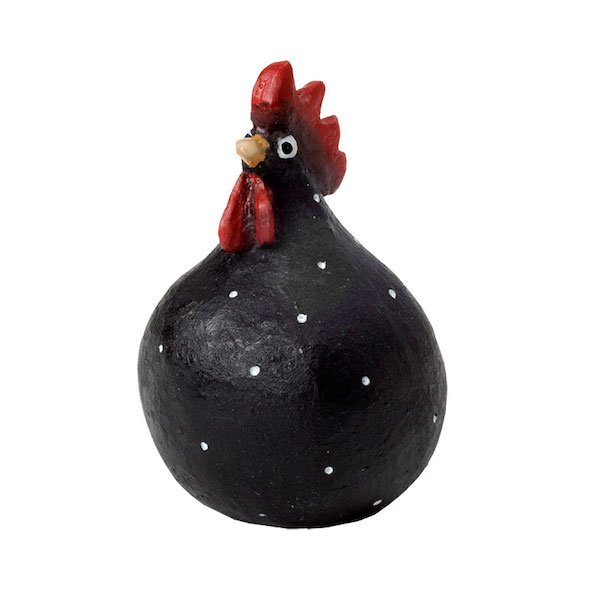 Hen black H.5,2cm