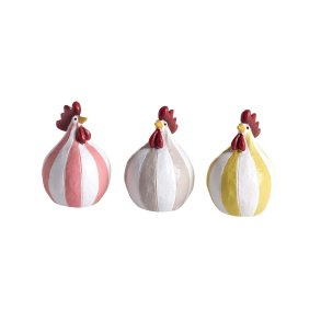 Hen Polka 3pcs, H.5,2cm