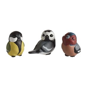 Birds, Great tit, Grain seed, Chaffinch, 3-pack, H.3,5cm