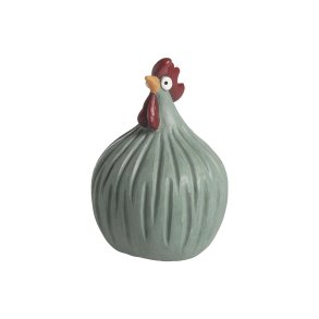 Hen Retro green, H.8,7cm