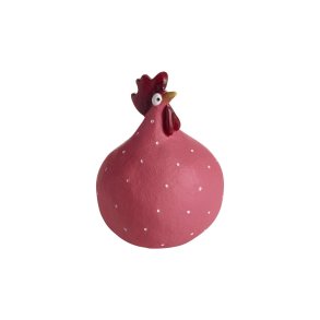 Hen cerise, H.9,6cm
