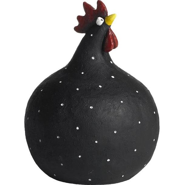 Hen black H18cm