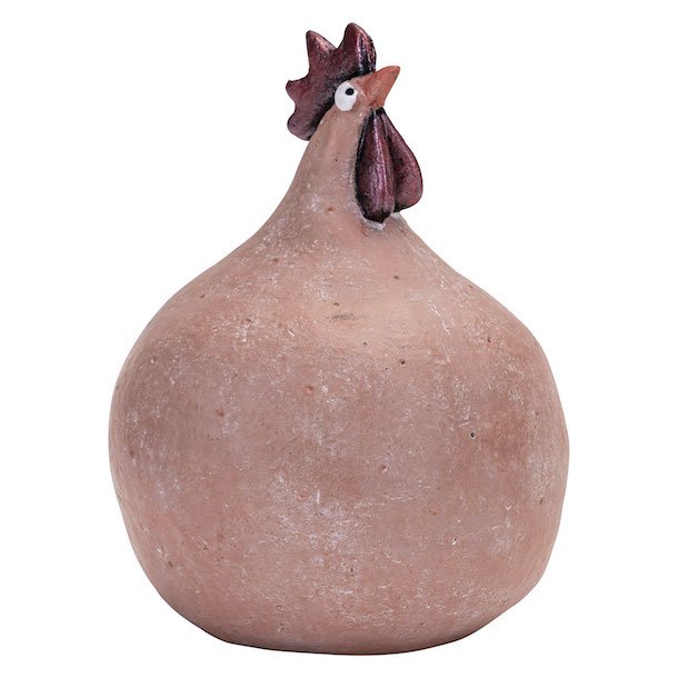 Hen terracotta H.13cm