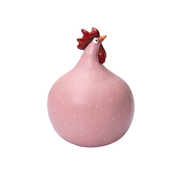 Hen pink H.13cm