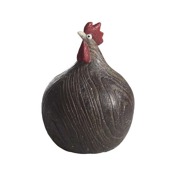 Hen Woodie, dark H.13cm