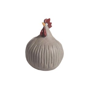 Hen Retro beige, H.12,5cm