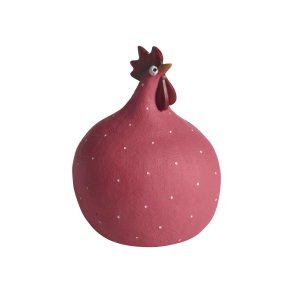 Hen cerise, H.13cm