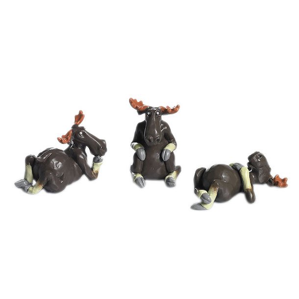 Elk small 3 pcs H.2-5cm