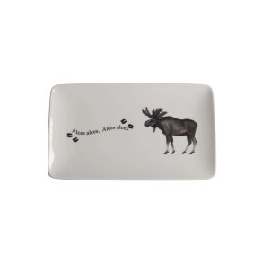 Plate Elk L.21cm, B.13cm