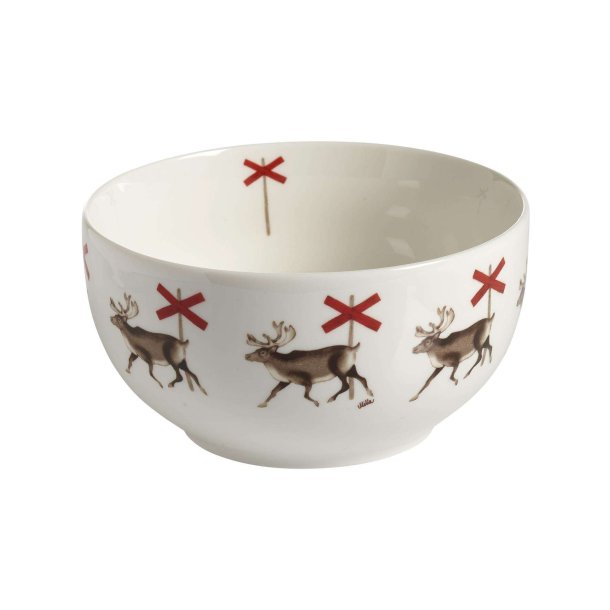 Bowl Reindeer 13cm, H.6,5cm, 45cl