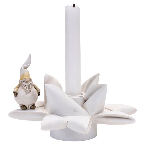 Candleholder Santa Dante 2pcs, 14.5cm H.7cm