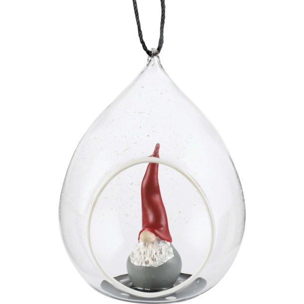 Glass ball Santa High Hat 1 santa H.10,5cm